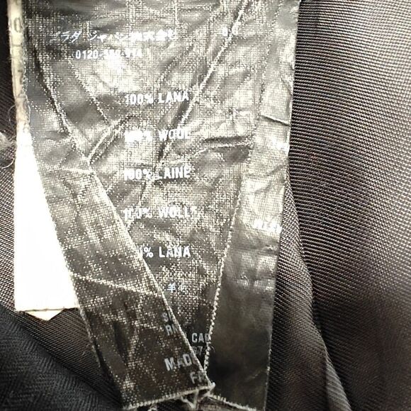 Prada 100% Wool Gray Trousers Classic Straight-Leg Design Size 48R L - Picture 12 of 12